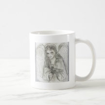 fridsam ängel kaffe muggar