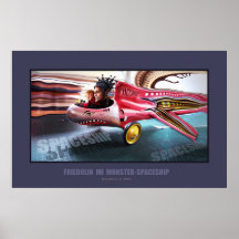 Friedolin spaceship posters