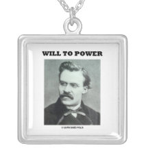 Friedrich Nietzsche som ska för att driva (porträt Halsband