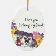 Friendship &  Love Ornament