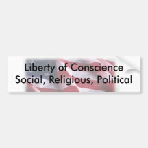 Frihet av samvetesocial, religiösa… bildekal