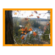 Frihet Ridge, Vermillion flod IL Vykort