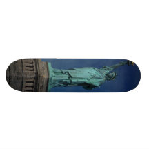 Frihet som Enlightening världen - frihetsgudinnan Anpassad Skate Board