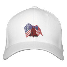 Frihetflagga W1 Broderade Baseball Kepsar