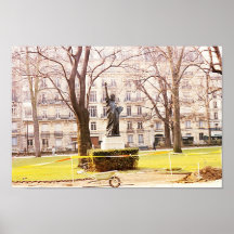 Frihetsgudinnan - Jardin du Luxembourg, Paris Print