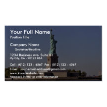 Frihetsgudinnan New York hamn, New York City, Visitkort