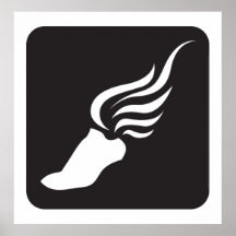 Friidrottsymbol Affischer