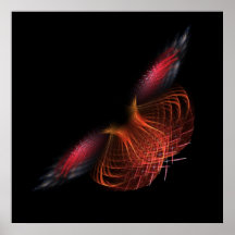 Fritt bilda flygtrycket print