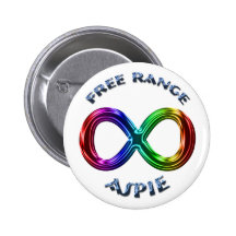 Fritt spänna Aspie knäppas Pins