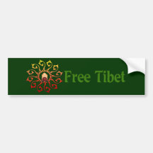 Fritt Tibet stearinljus Bildekaler