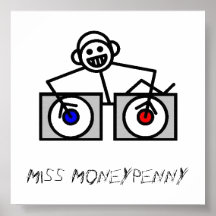 Fröcken MoneyPenny affisch