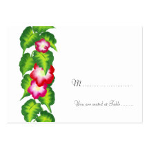 Frodigt blom- bord Placecard Visit Kort