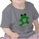 froggy för fluogröntbebis t-shirts