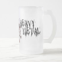Frostad mugg för heavy metal
