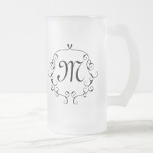 Frostad mugg för Monogram