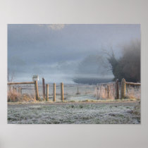 Frostig morgonYarra dal Posters