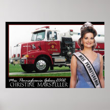 Fru Pennsylvania Galax 2002 - Firetruck-2 Print