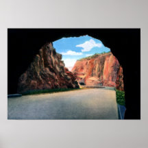 Fruita Colorado tunneler på monumentkantdrev Affischer