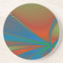FRUITS  OFTHE HOLY SPIRIT FRACTAL ART COASTER