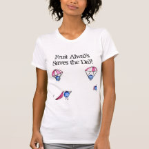 frukt sparar dagen tshirts