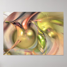 Fruktbart - fractalkonst print