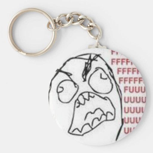 FU-ursinnetecknad Nyckel Ring