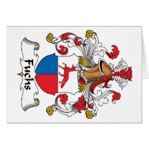 Fuchs Family Crest Greeting Cards