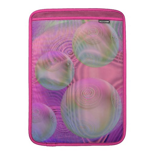 Fuchsia & violett galax för inre flöde III - Sleeves För MacBook Air