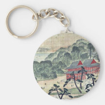 Fukeiga Ukiyoe Nyckelring