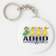 Ful Duckling för ADHD Nyckel Ring