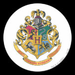 Full färg för Hogwarts vapensköld klistermärken