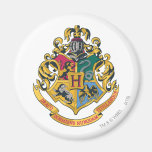 Full färg för Hogwarts vapensköld Kylskåpsnagnet
