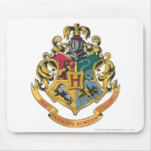 Full färg för Hogwarts vapensköld Mus Matta