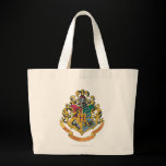 Full färg för Hogwarts vapensköld tyg kassar