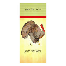 Full färgthanksgiving Turkiet Rack Kort Designs