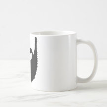 Fullt skägg kaffe muggar