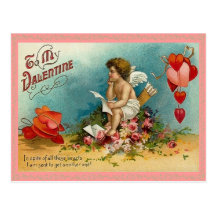 Fundersam Cupidvalentinvykort