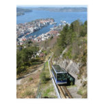 Funicular i den Bergen vykortet