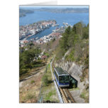 Funicular i det Bergen kortet