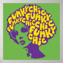 Funky Chic Affiche