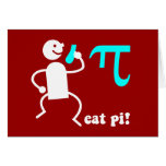 Funny eat pi greeting card