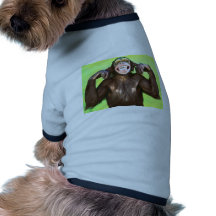 funny_monkey t-shirt för husdjur