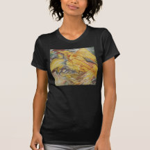 Futuristsgenremålning Tee Shirts