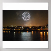 Fyrverkerier över London Posters