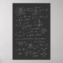 Fysikdiagram och formler affischer