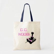 G.G. NOOB Retro Joy Stick Canvas Bag