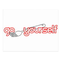 Gå dela sig sig Yourself Vykort