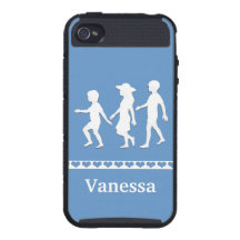 Gå för barn: Papper utklippstil iPhone 4 Cases