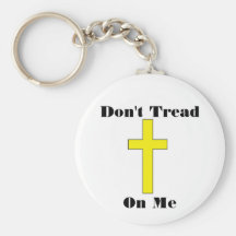 Gå inte på mig med arg frihet Keychain Nyckel Ringar