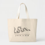 Gå med eller dö tote bags